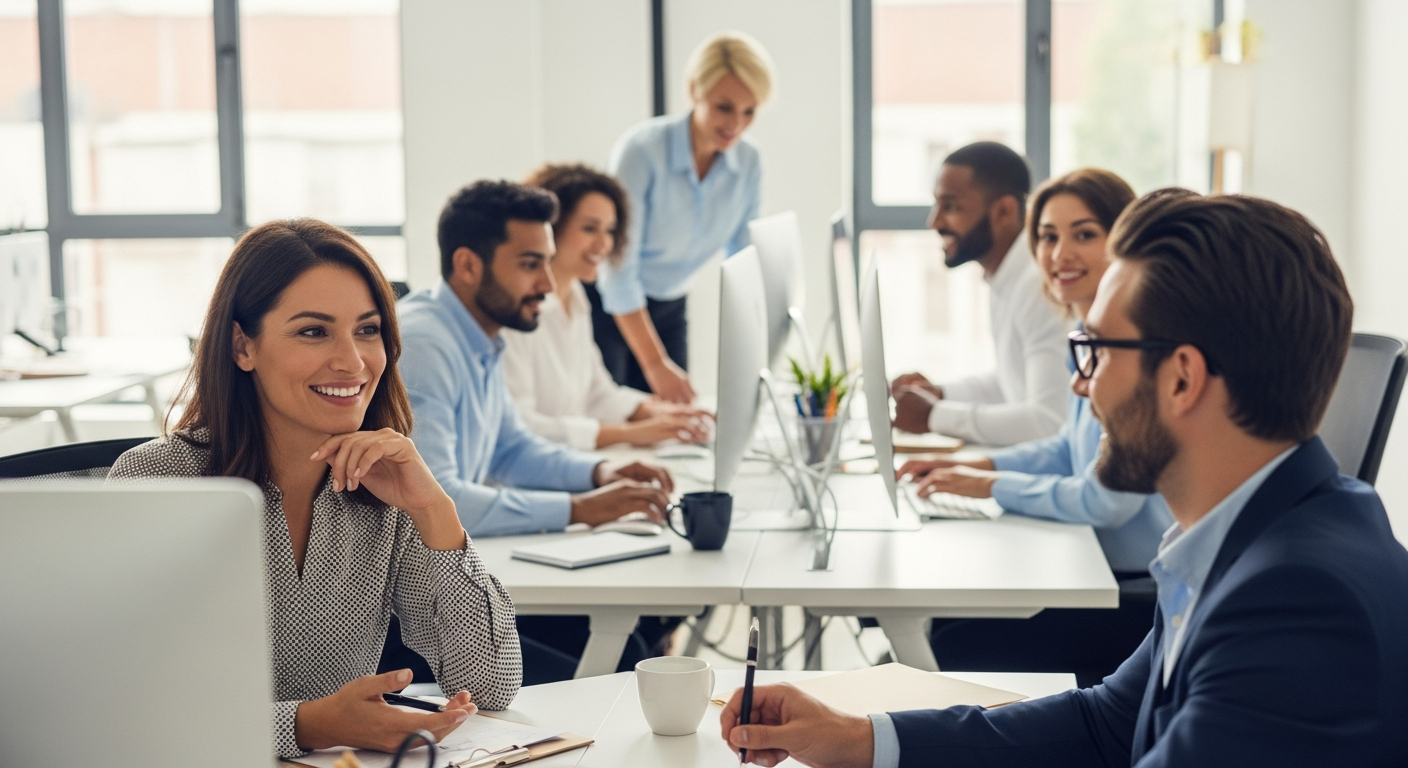 professional diverse team in modern office DIJZONmu