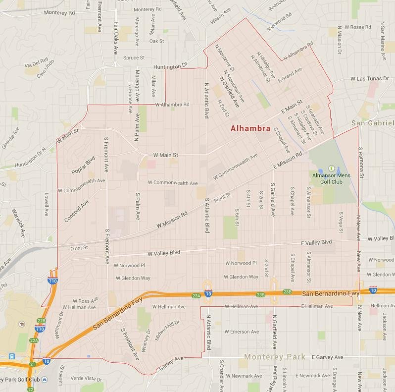 SEO Services Company service areas near Alhambra CA