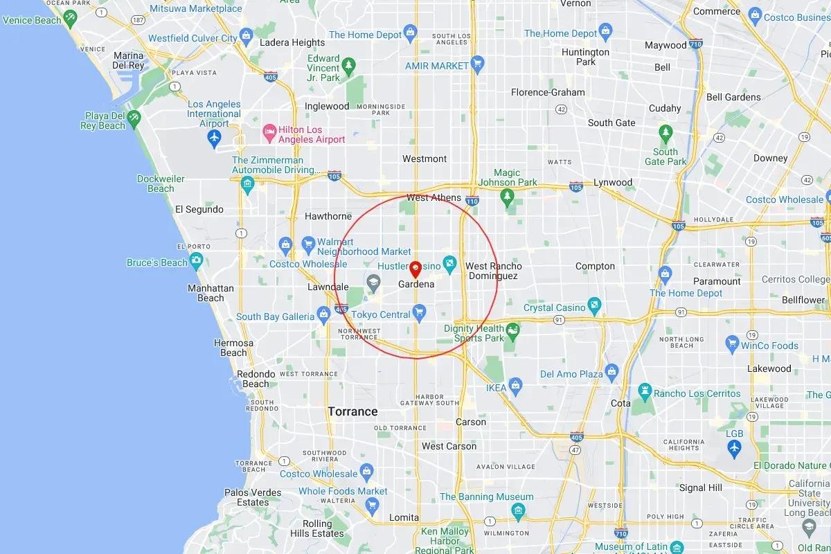 Website Design Company service areas near Gardena CA