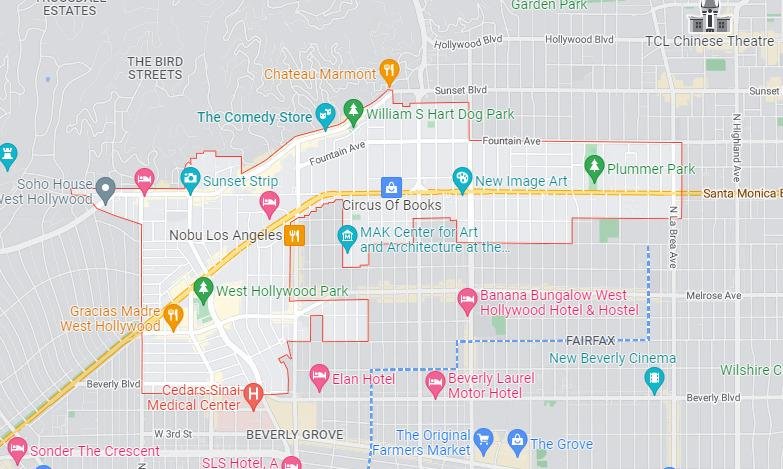 Website Design Company service areas near West Hollywood CA