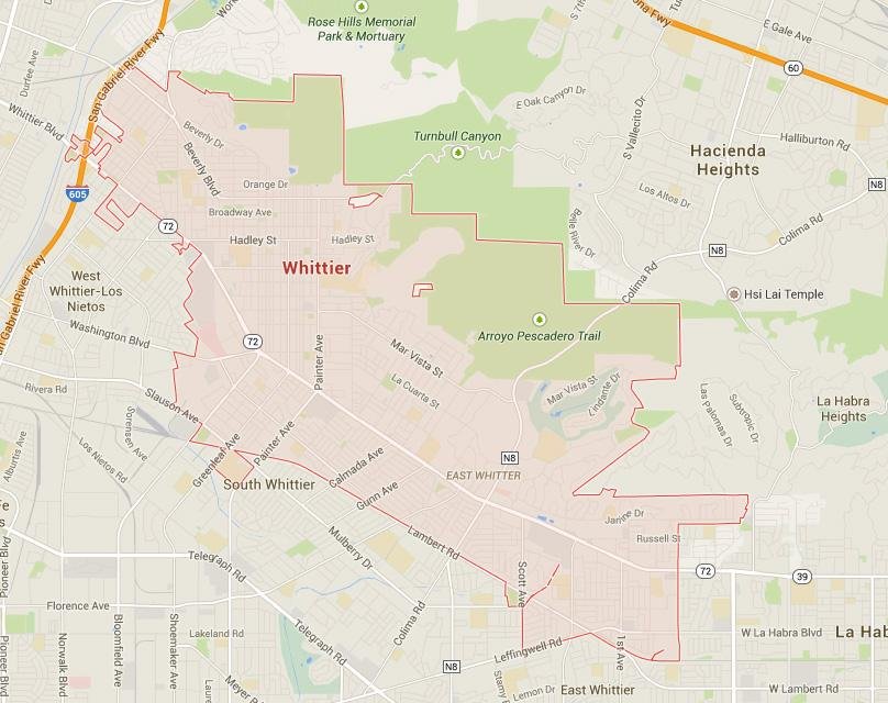 Website Design Company service areas near Whittier CA